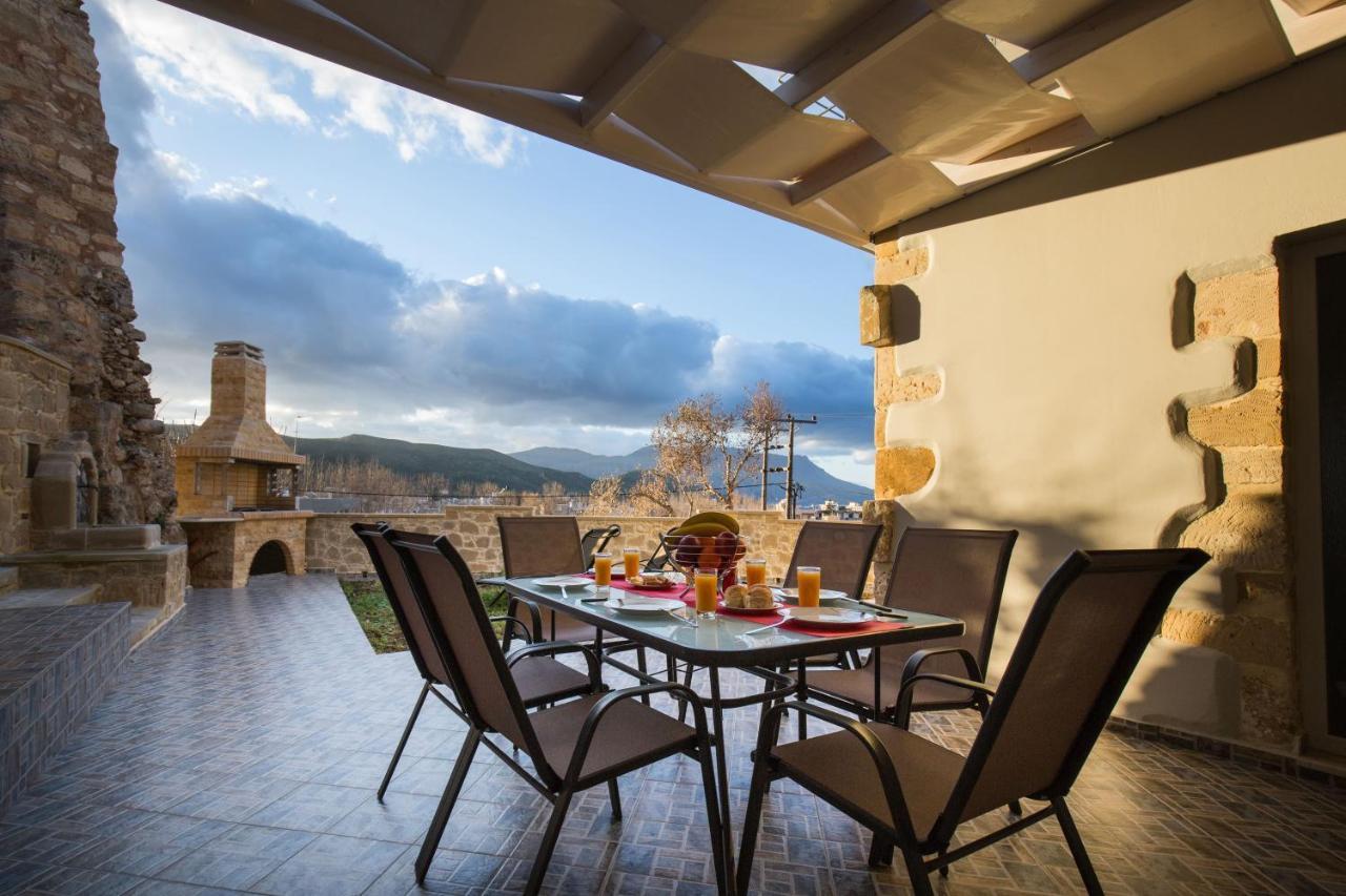 Castello Villa - Seaview Villa Atop The Venetian Walls Kíssamos Exteriér fotografie